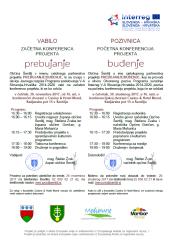 ZAČETNA KONFERENCA PROJEKTA PREBUJANJE - BUĐENJE